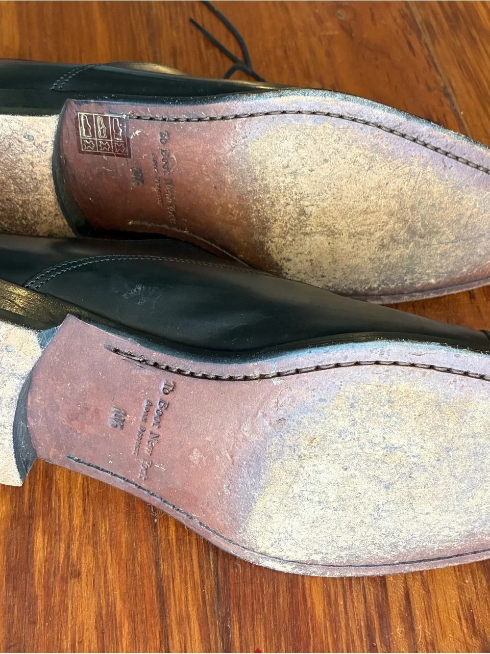 Too Boot New York By Adam Derrick Black Dress Shoes *Made In Italy